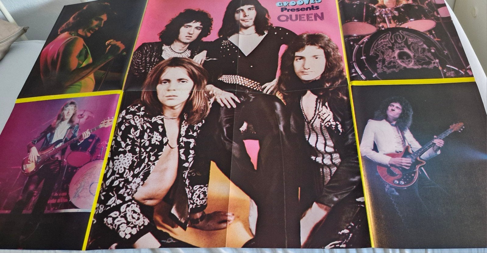 Vintage Grooves Presents: Aerosmith & Queen Poster, Verzamelen, Ophalen of Verzenden, A1 t/m A3, Muziek, Rechthoekig Staand