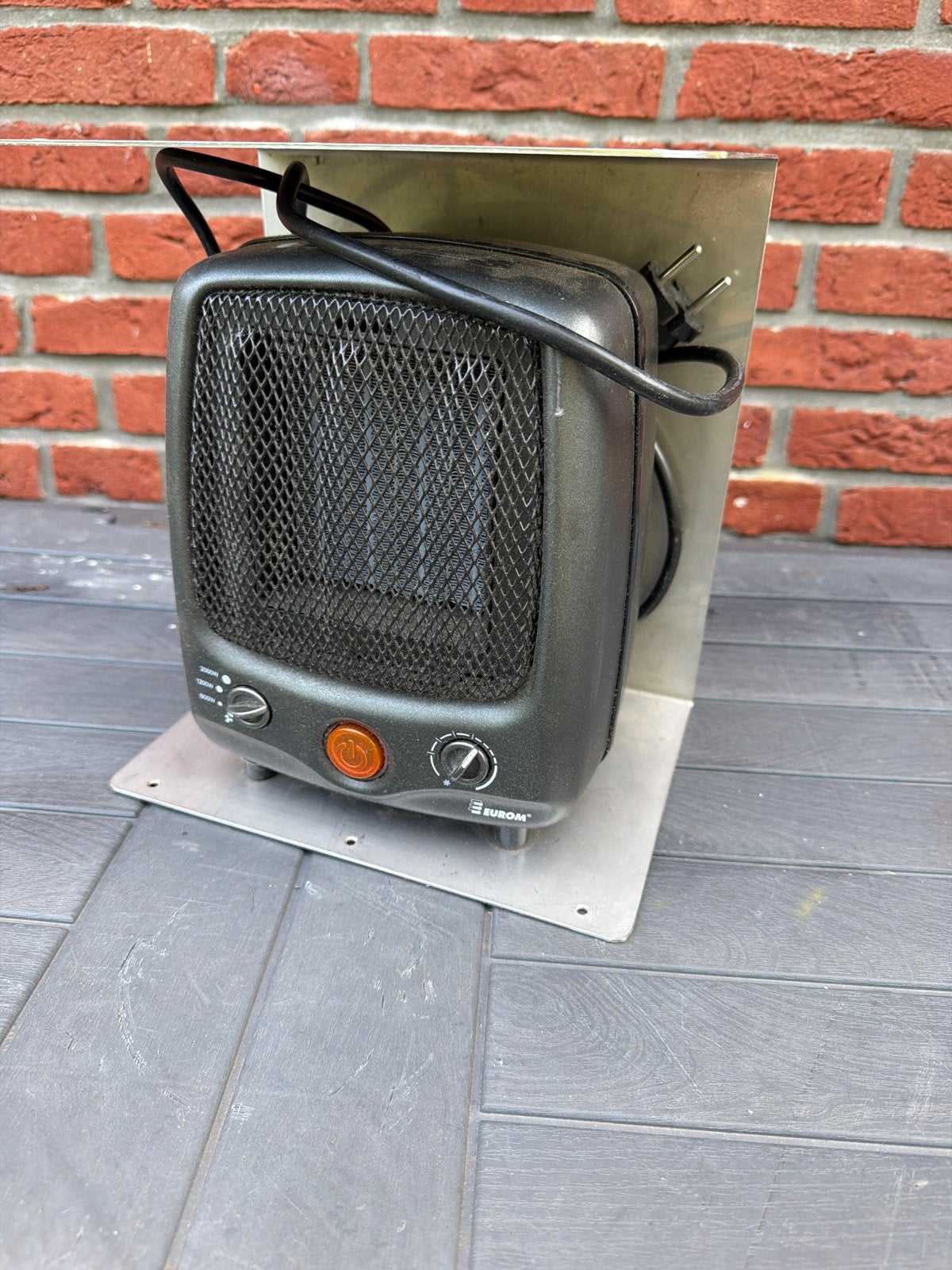Eurom kachel 2000W - Compacte en krachtige verwarming, Ophalen, Gebruikt, Minder dan 30 cm, Kachel