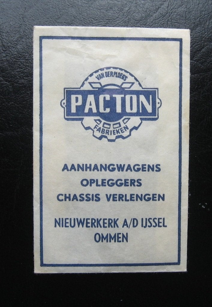5680 Nieuwerkerk ad IJssel - Ommen - Pacton Aanhangwagens, Ophalen of Verzenden, Nederland