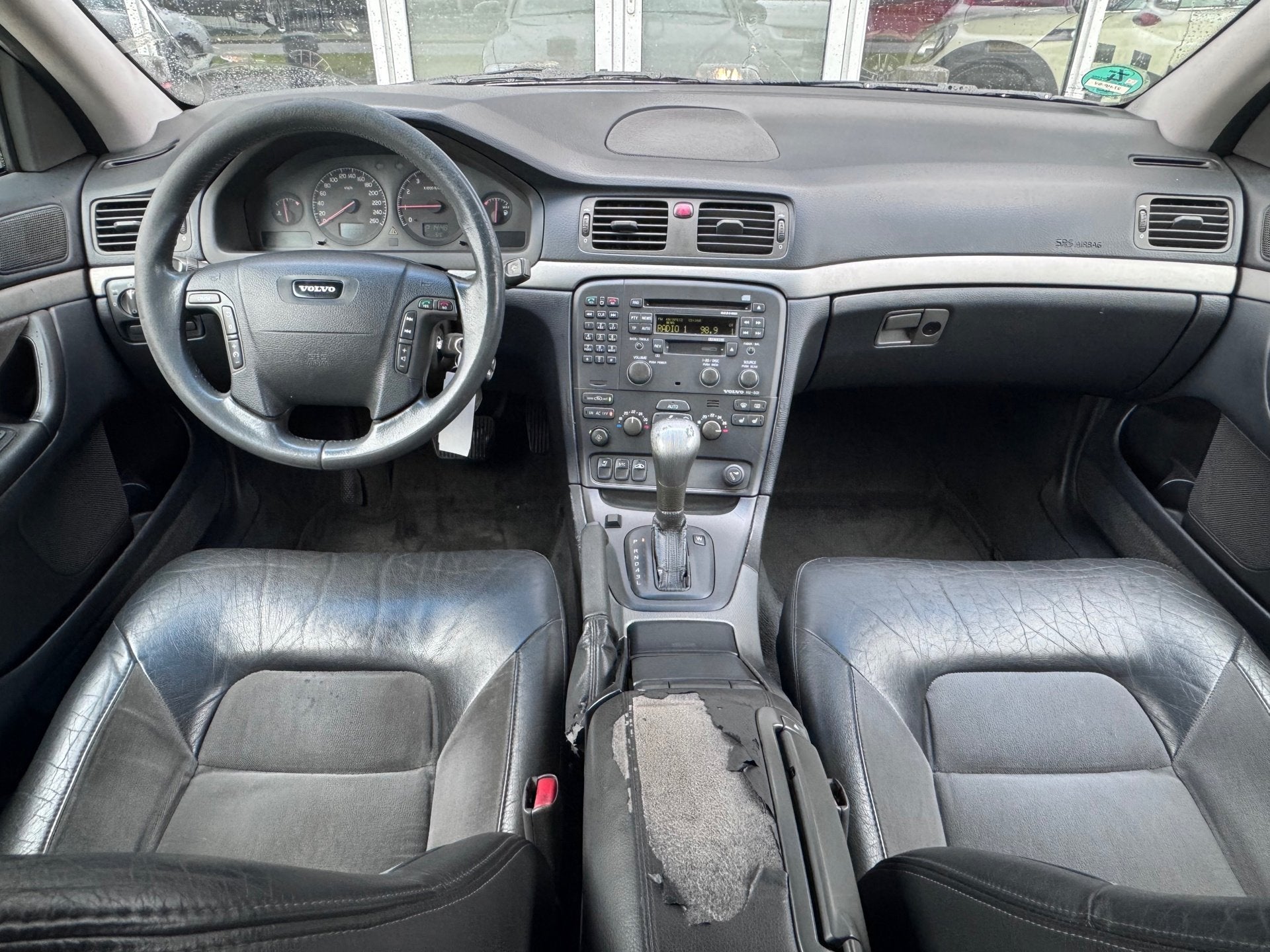 Volvo S80 2.4 Ystad Limited Edition | Lees Tekst | Stoel VW, 1504 kg, Blauw, Leder en Stof, Bedrijf
