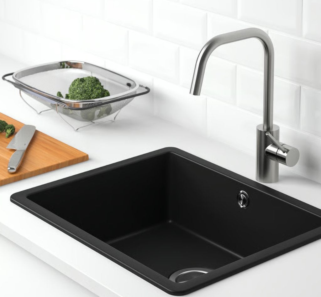 IKEA KILSVIKEN Inbouwspoelbak 50 x 40 Zwart ***NIEUW***, Ophalen, Nieuw