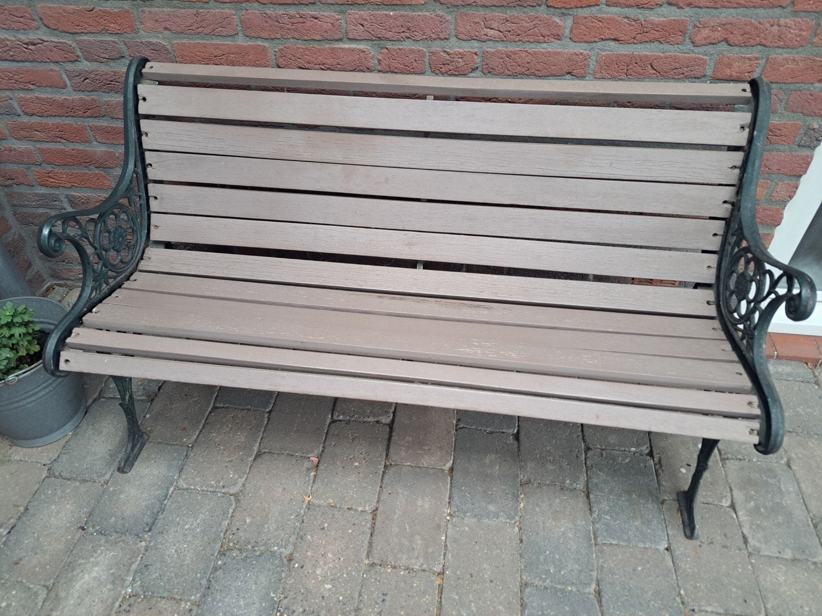 2 zits bankje, Ophalen, Gebruikt, Metaal