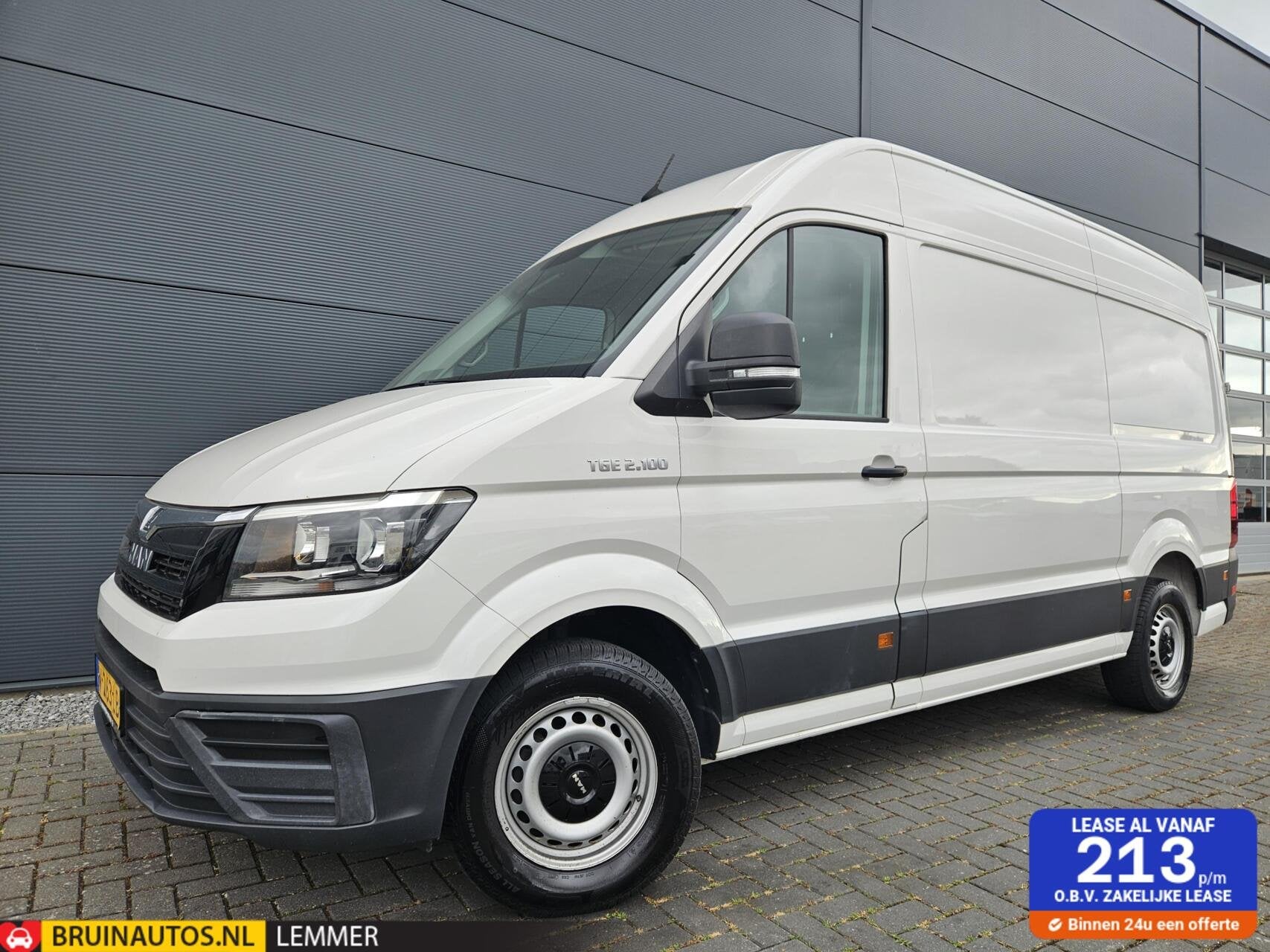 MAN TGE 2.0 TDI L3H3 Airco Trekhaak Onderhouden NAP, Auto's, Gebruikt, Euro 6, 4 cilinders, Start-stop-systeem