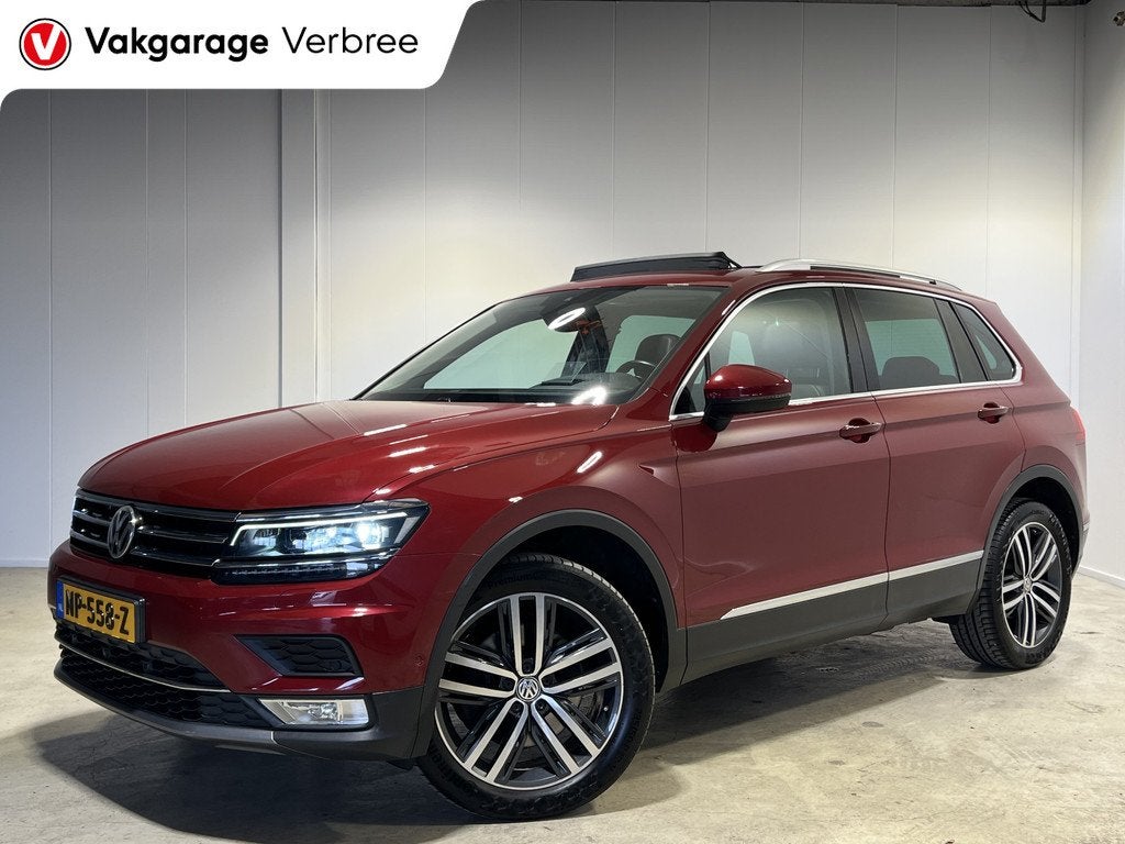 Volkswagen Tiguan 2.0 TSI 4Motion Highline | Navigatie/Andro, Automaat, Stof, Gebruikt, 4 cilinders