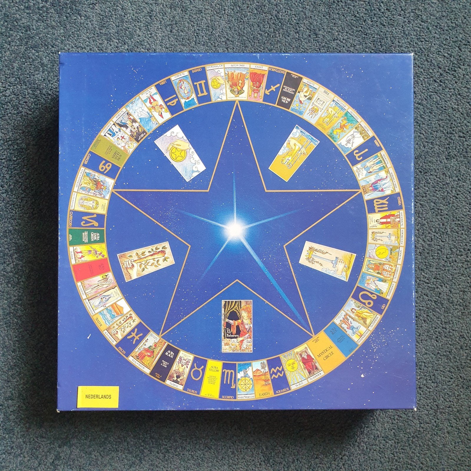 The Mystical Circle Tarot Bordspel - Nederlands, Een of twee spelers, Ophalen, Gebruikt, The Mystical Circle