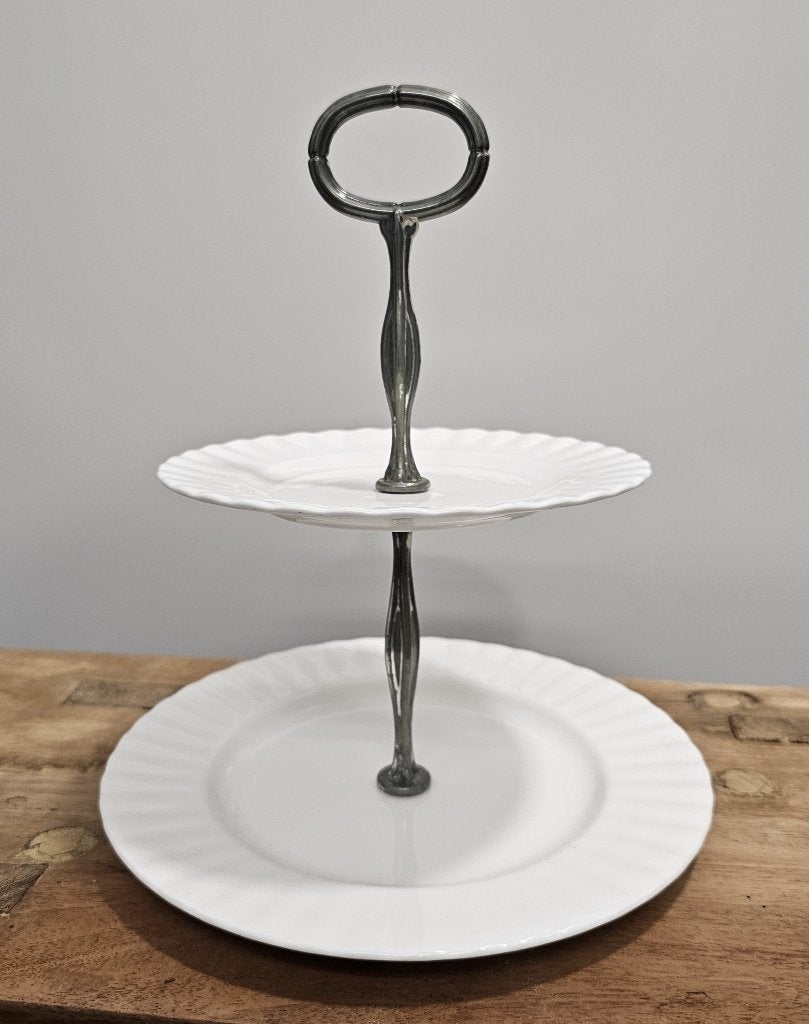 LEUKE "ROYAL ALBERT" ETAGÈRE, Ophalen of Verzenden, Gebruikt