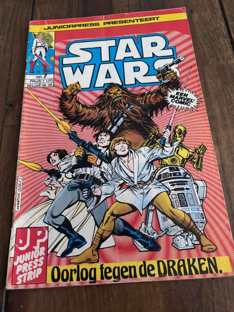 Star Wars Comic - Junior Press - Oorlog tegen de Draken, Eén comic, Ophalen of Verzenden, Gelezen, Europa