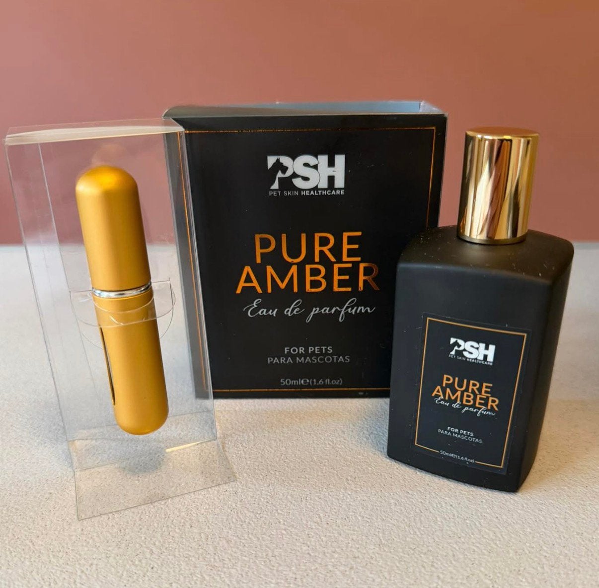 Psh eau de parfum pure amber, Ophalen of Verzenden, Nieuw