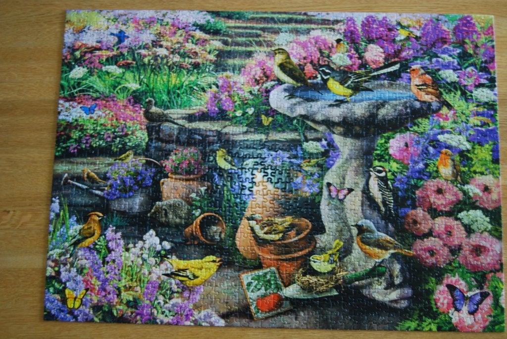 Puzzel Bath time., Ophalen of Verzenden, 500 t/m 1500 stukjes, Zo goed als nieuw, Legpuzzel