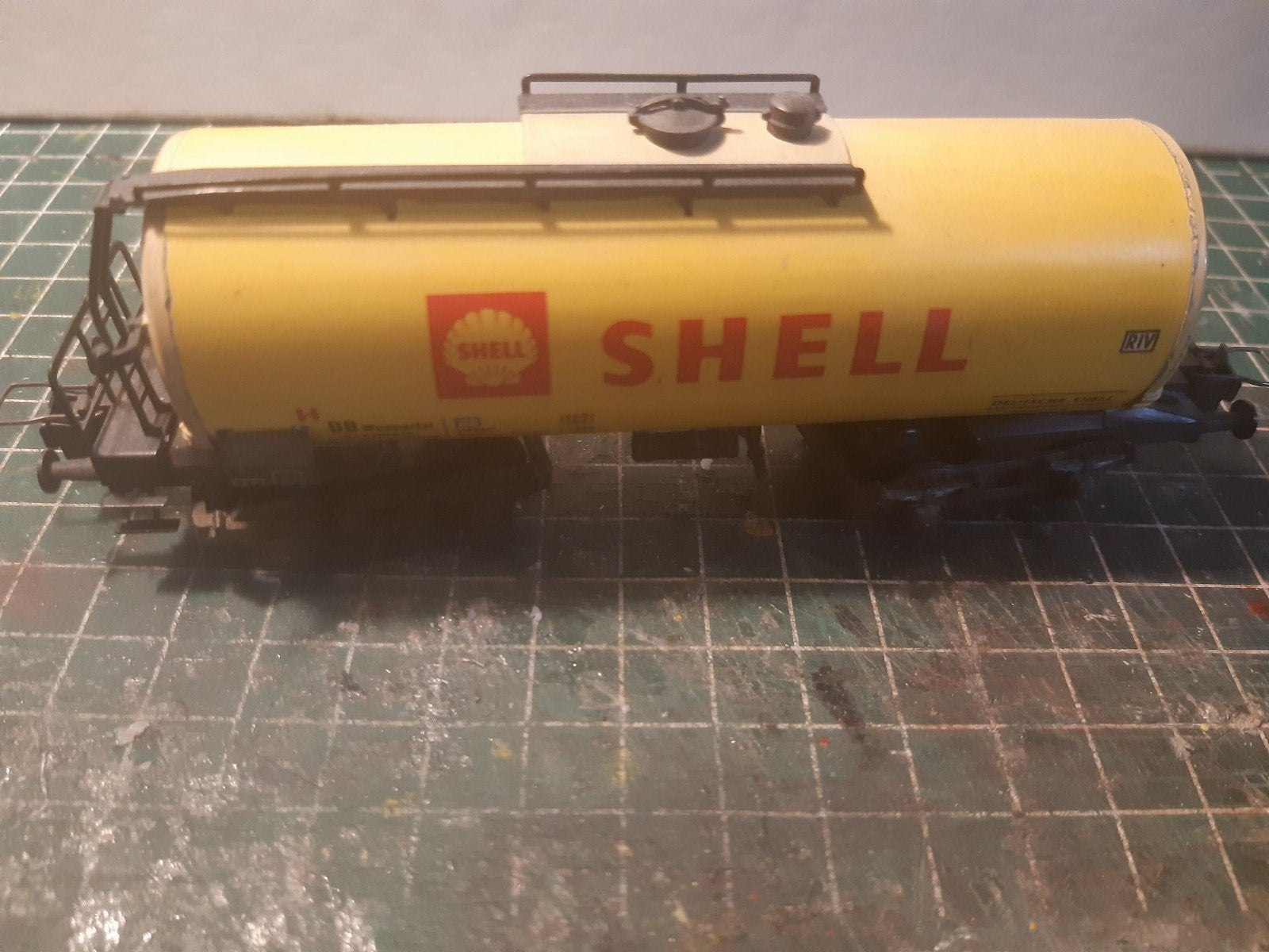 TRIX EXPRESS KETELWAGEN SHELL 3496, Hobby en Vrije tijd, Gelijkstroom, Trix, Wagon, Ophalen of Verzenden