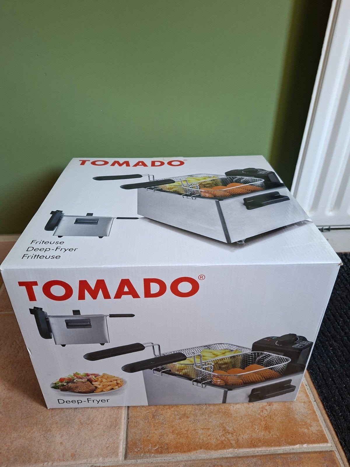 TOMADO Friteuse Deep-Fryer 5 Liter - Nieuw in doos, Witgoed en Apparatuur, 4 liter of meer, Ophalen, Nieuw, Uitneembare binnenpan