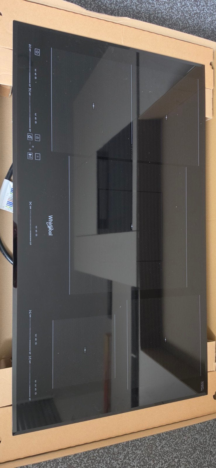 Gloednieuwe Whirlpool WT1090BA Inductiekookplaat, Ophalen, Nieuw, Inbouw, Inductie