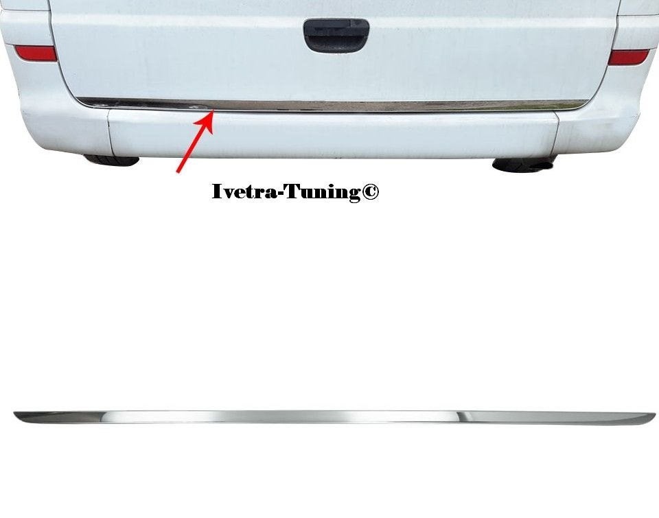 Sierlijst Mercedes Vito W639 Achterklep, Verzenden, Ivetra-Tuning NL, Info@ivetra-tuning.nl | www.ivetra-tuning.nl, Huissen