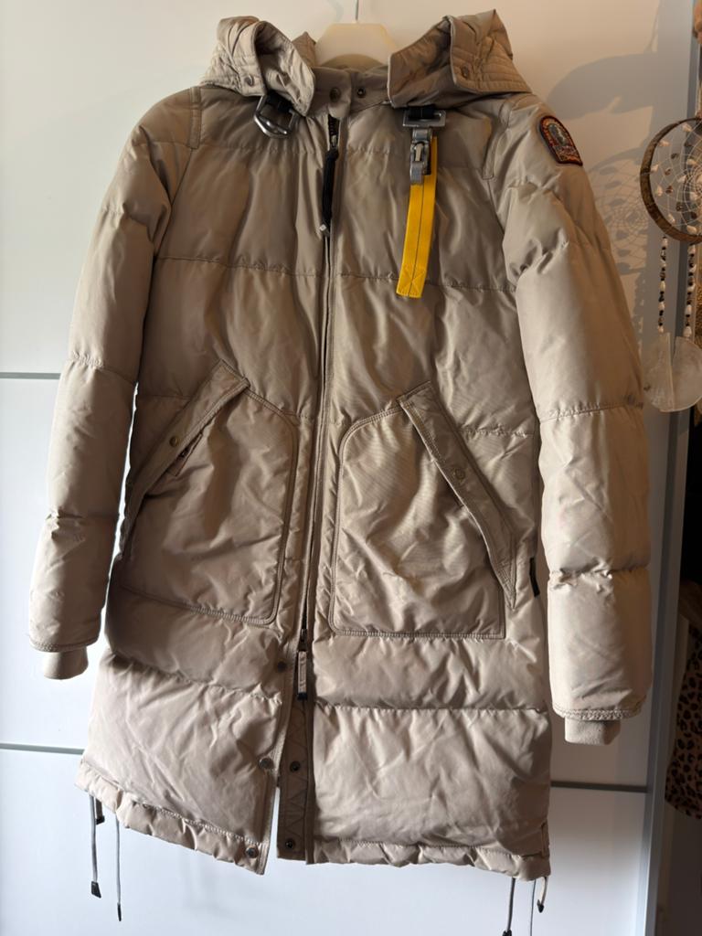 Parajumpers Jas long bear, Kleding | Dames, Jassen | Winter, Ophalen of Verzenden, Zo goed als nieuw, Maat 36 (S), Beige