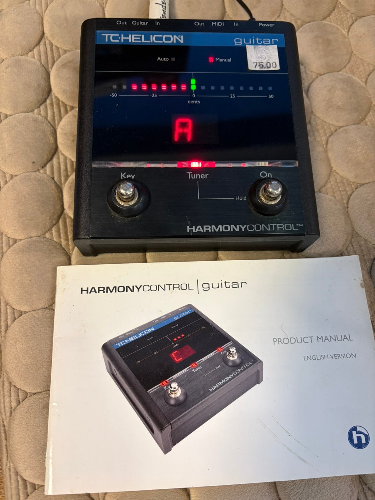 Tc Helicon Harmony Control Guitar Tuner Midi interface, Midi, Overige typen, Ophalen of Verzenden, Zo goed als nieuw