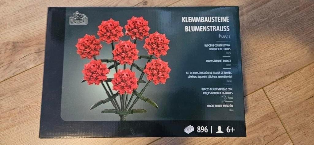 Klembouwstenen Bloemenboeket Anjers - Nieuw, Ophalen, Nieuw, Overige merken