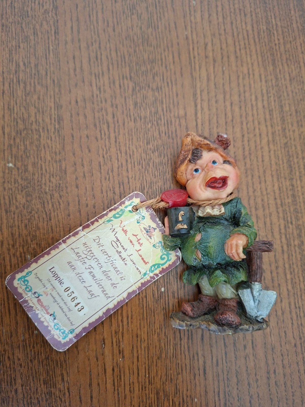Efteling Laaf Magneet "Loppie" (1999) - Met Certificaat!, Ophalen of Verzenden, Nieuw, Beeldje of Poppetje