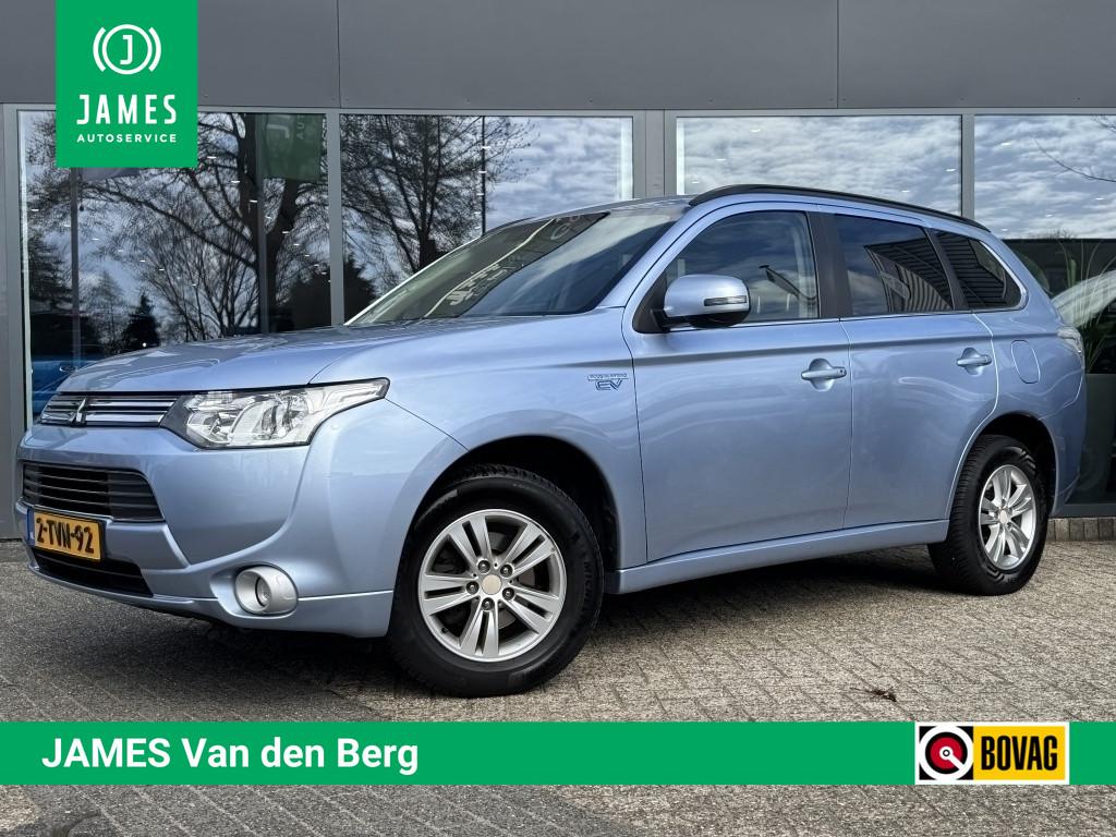 Mitsubishi Outlander 2.0 PHEV Bns. Ed. (bj 2014, automaat), 4 cilinders, Blauw, Origineel Nederlands, SUV of Terreinwagen