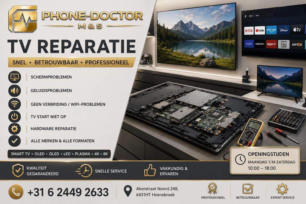 TV REPARATIE, Ophalen of Verzenden, Zo goed als nieuw