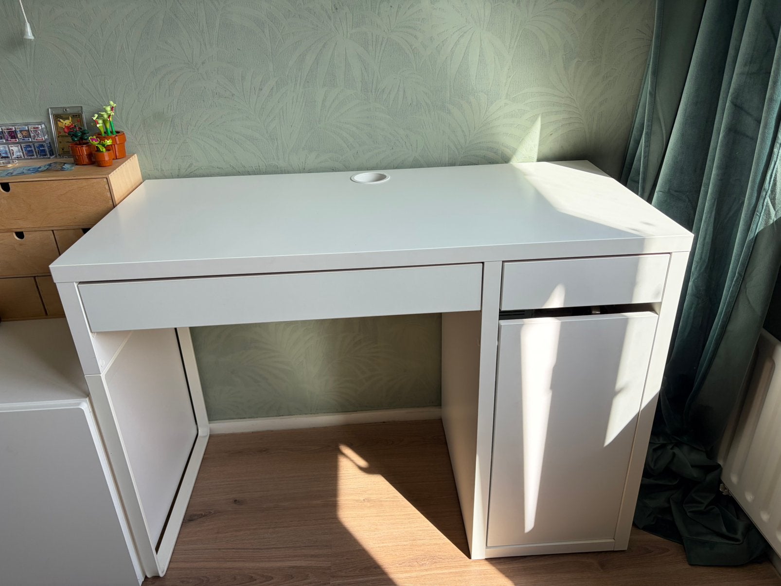 Ikea Micke bureau wit, Ophalen, 105 cm, Gebruikt, Kinderbureau