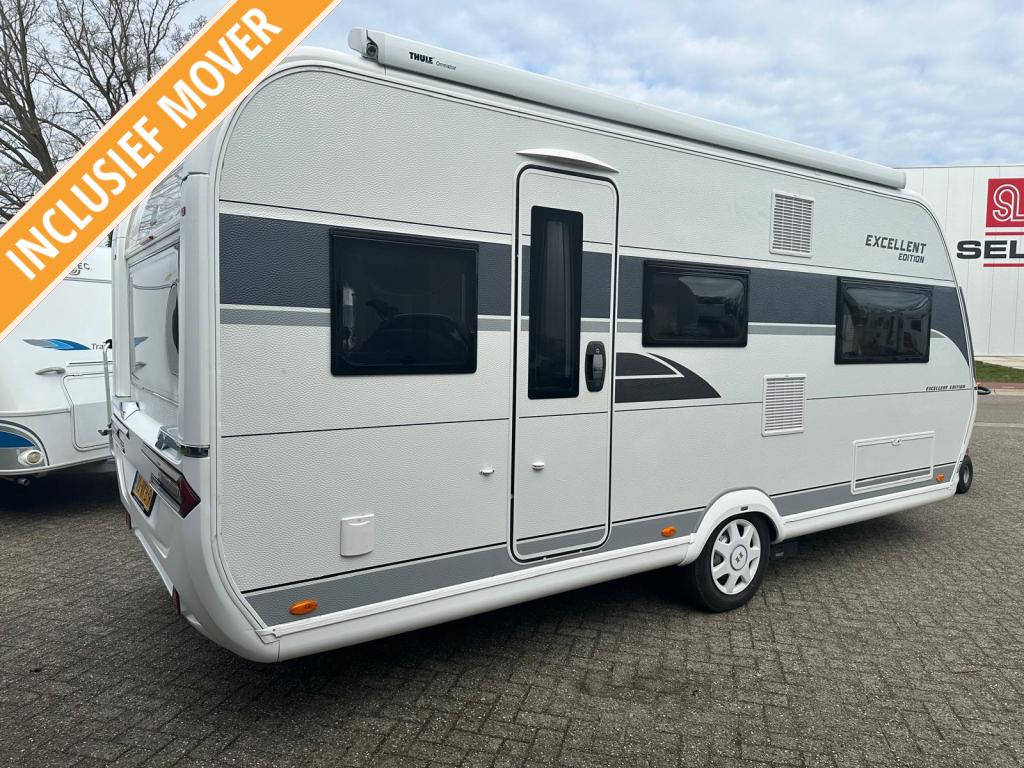 Hobby Excellent Edition 495 UL enkele bedden,mover,luife, Rondzit, Hobby, Bedrijf, 5 tot 6 meter