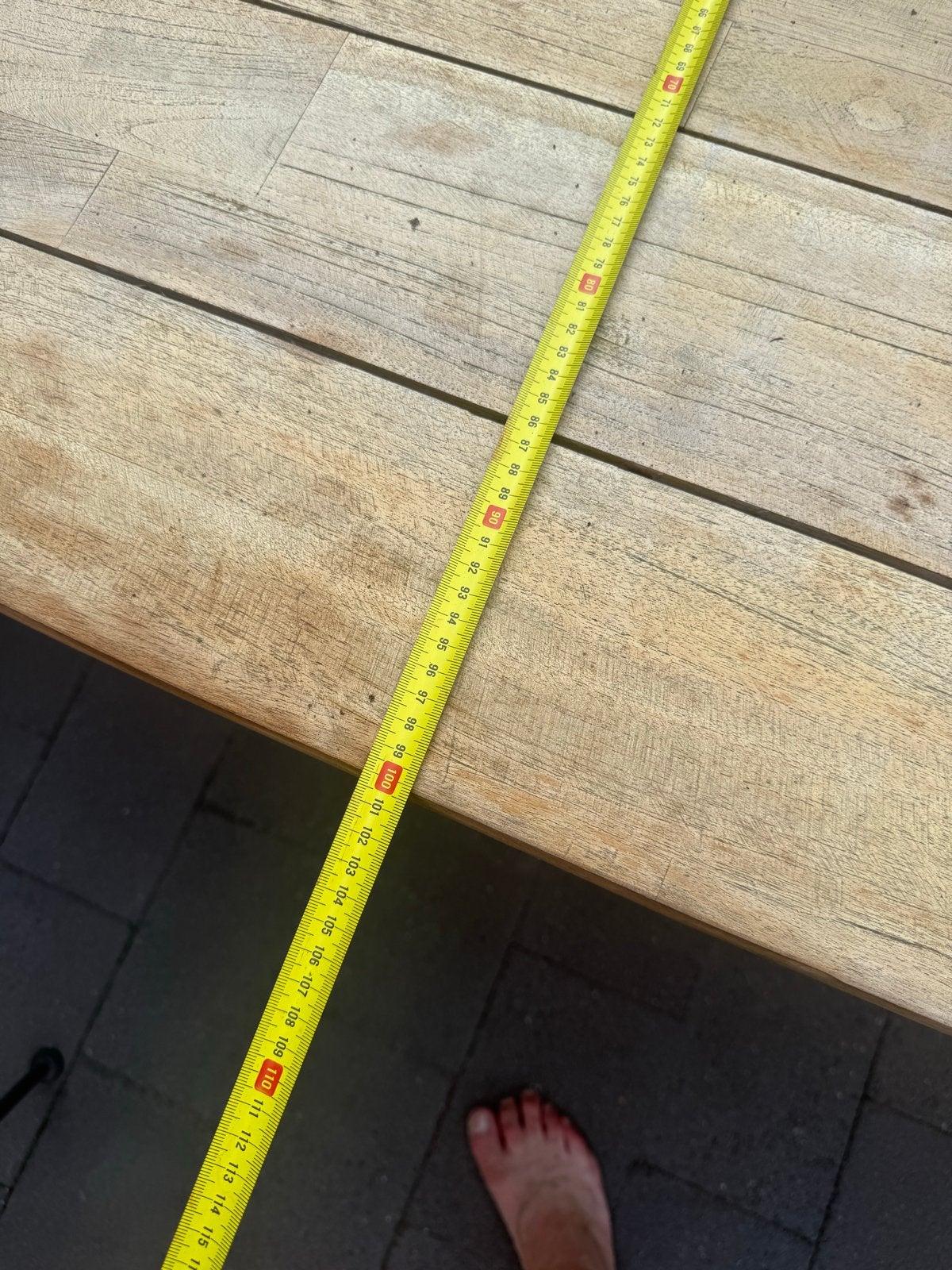Mooie Deense ovale tuintafel van Buitenhof, Ophalen of Verzenden, Gebruikt, Ovaal, Hout