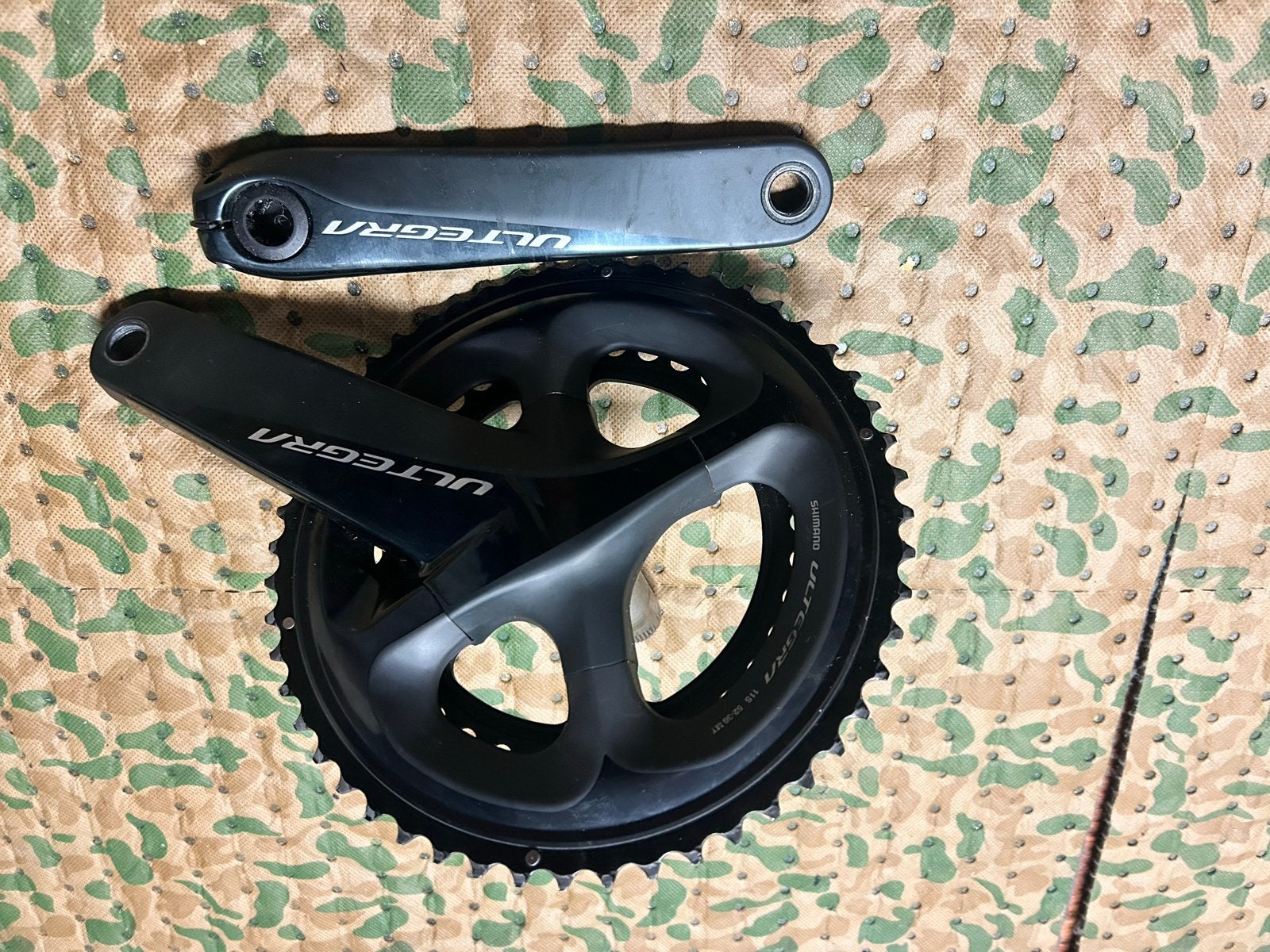 Shimano Ultegra FC-R8000 Crankstel 175mm, Fietsen en Brommers, Crankstel of Pedalen, Gebruikt, Ophalen of Verzenden, Aluminium
