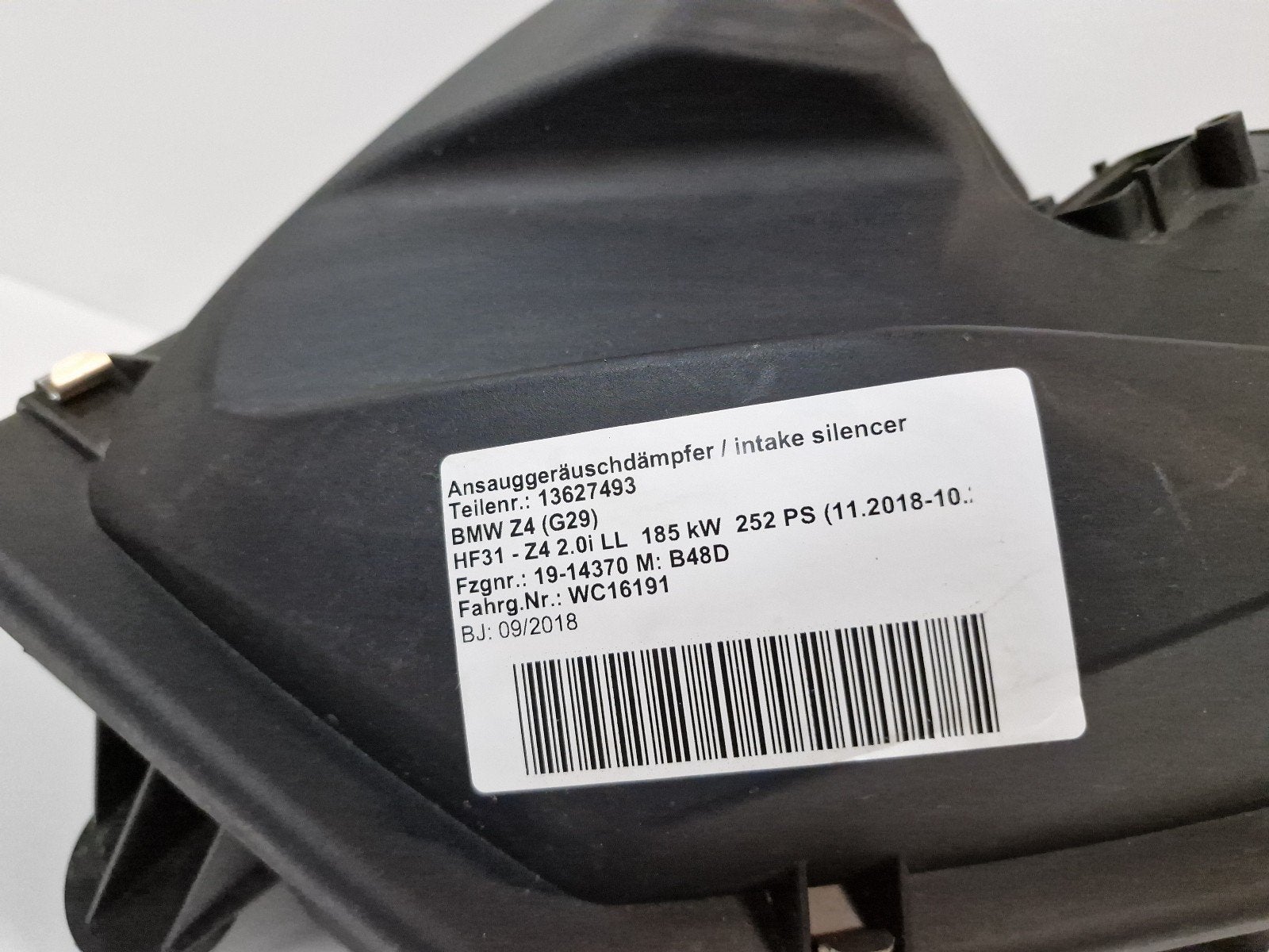 LUCHTFILTERHUIS BMW Z4 Roadster (G29) (41008497878), Gebruikt, BMW, Petuelring 130
80809  München, DE, Bayerische Motoren Werke AG