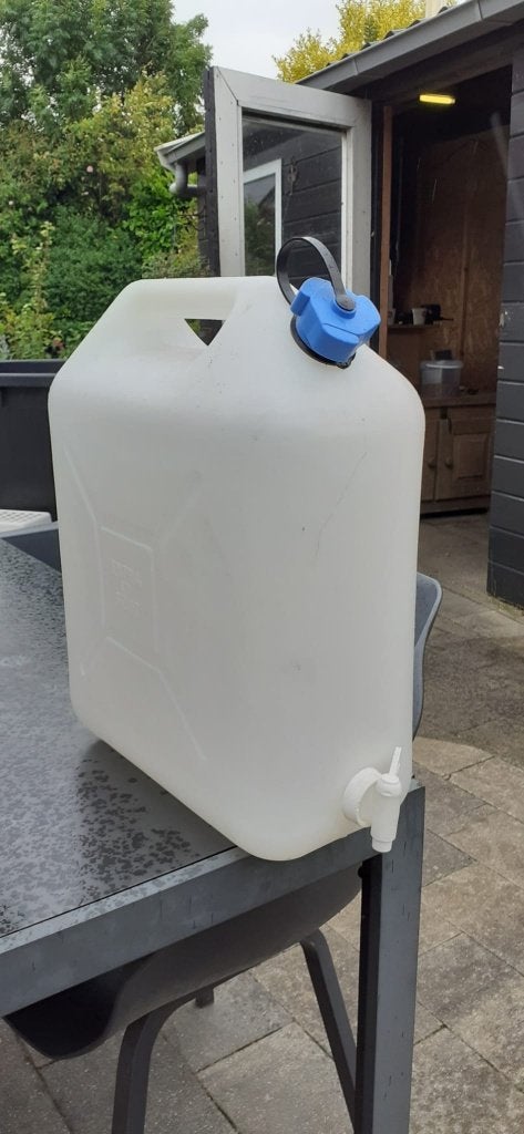 Jerrycan 20 liter met kraantje, Ophalen, Zo goed als nieuw