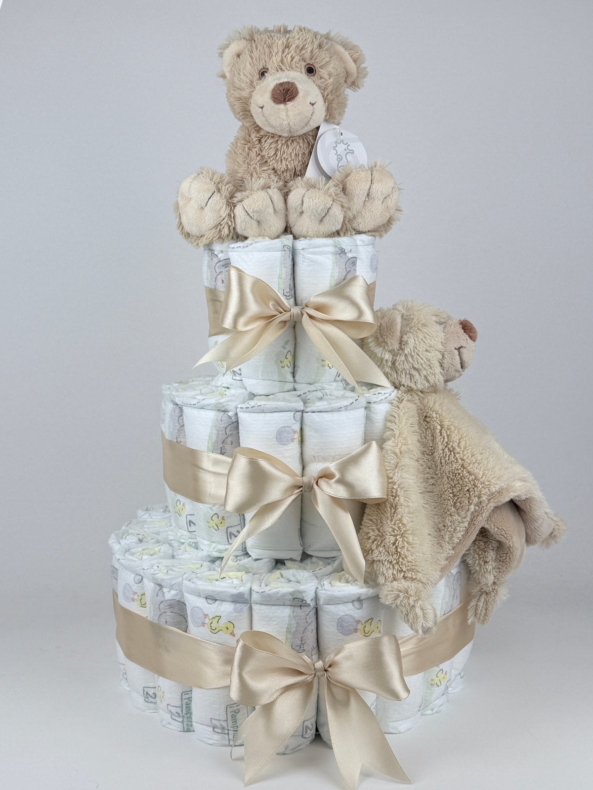 Luiertaart jongen meisje happy horse beer boogy beige, Kinderen en Baby's, Ophalen of Verzenden, Nieuw, Kraamcadeau
