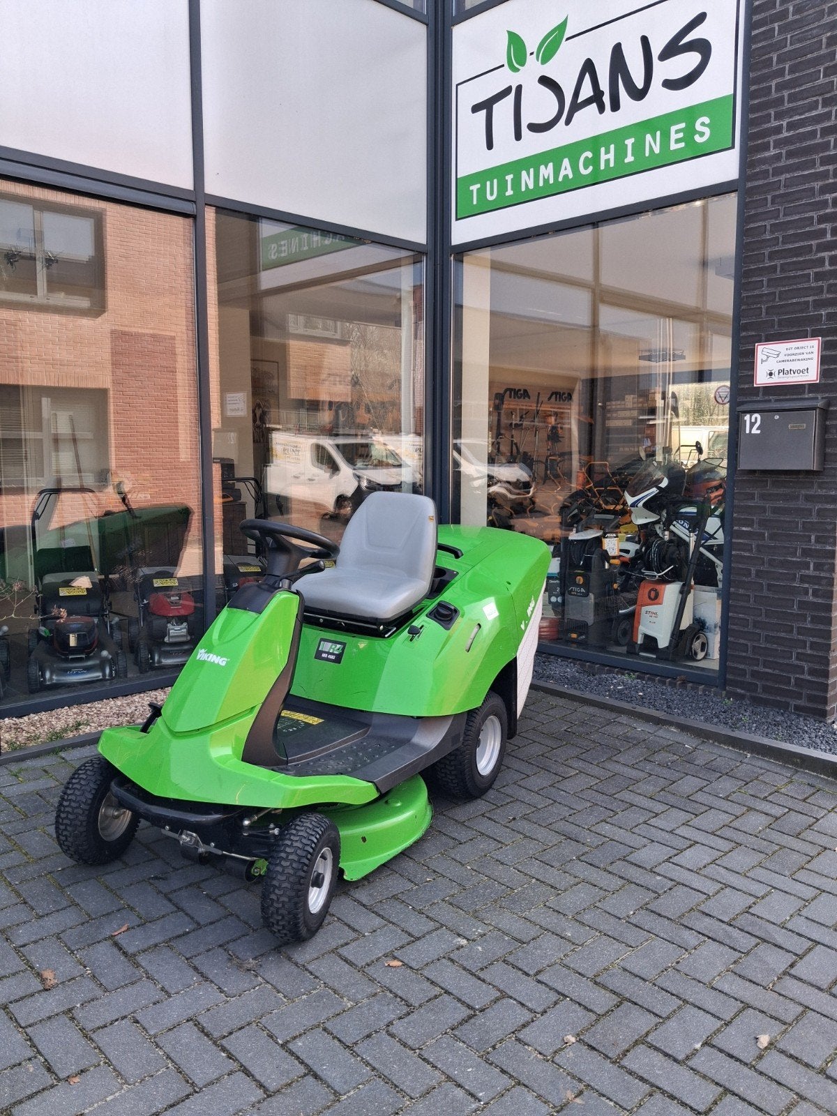 vikking mr 4082.2 zitmaaier  met opvang euro 1190,-, Ophalen, Cirkelmaaier, Gebruikt, Alpina