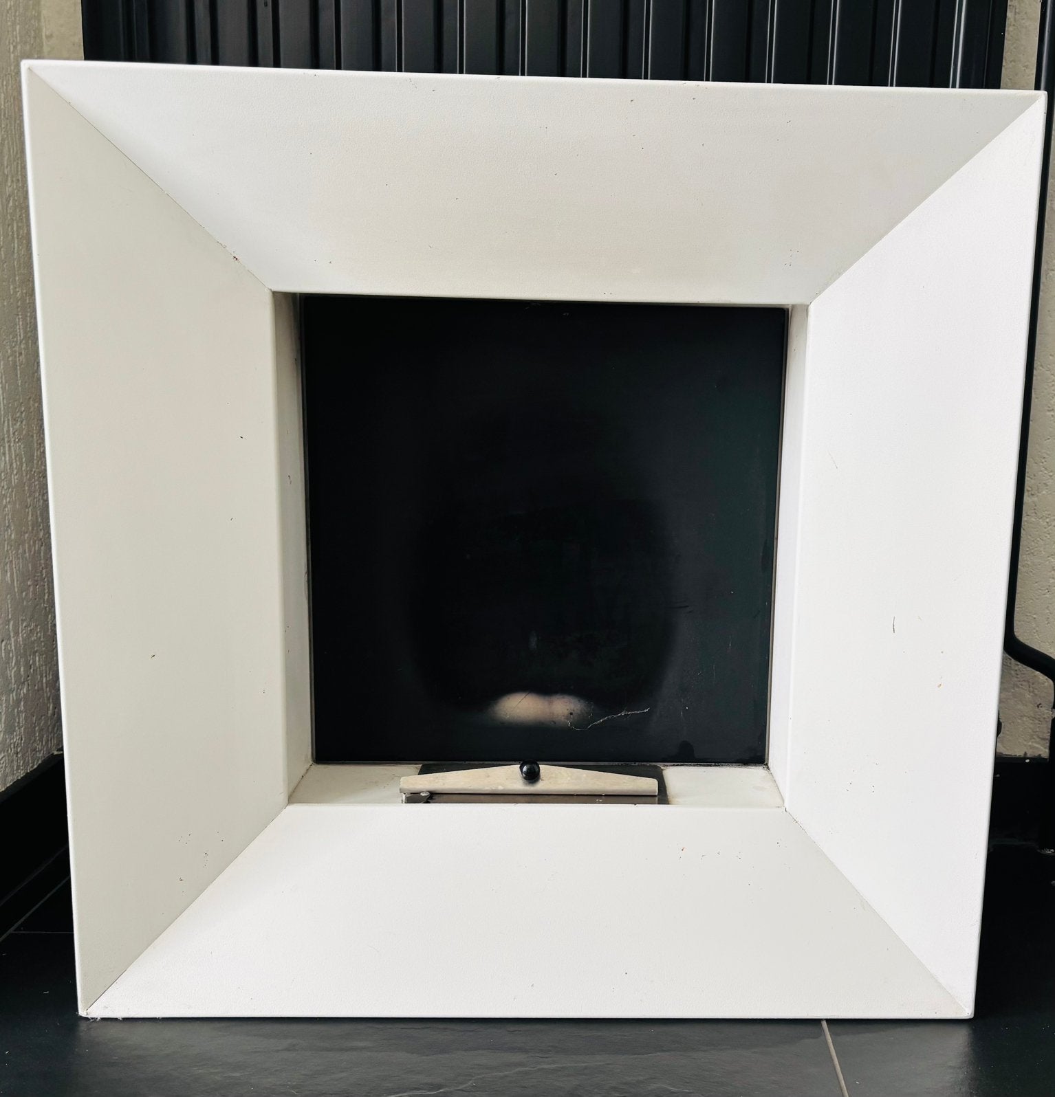 Wandhaard wit bio ethanol, Huis en Inrichting, Ophalen, Gebruikt, Hangende haard, Overige soorten