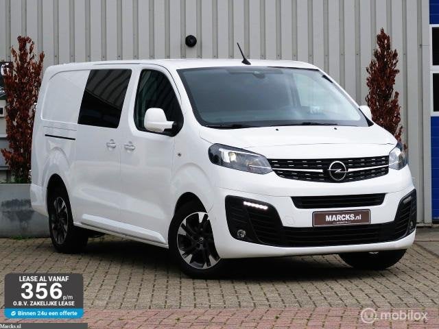 Opel Vivaro 2.0 CDTI L3 Innovation Dubbel Cabine 177pk Autom, Stof, Gebruikt, 4 cilinders, Wit