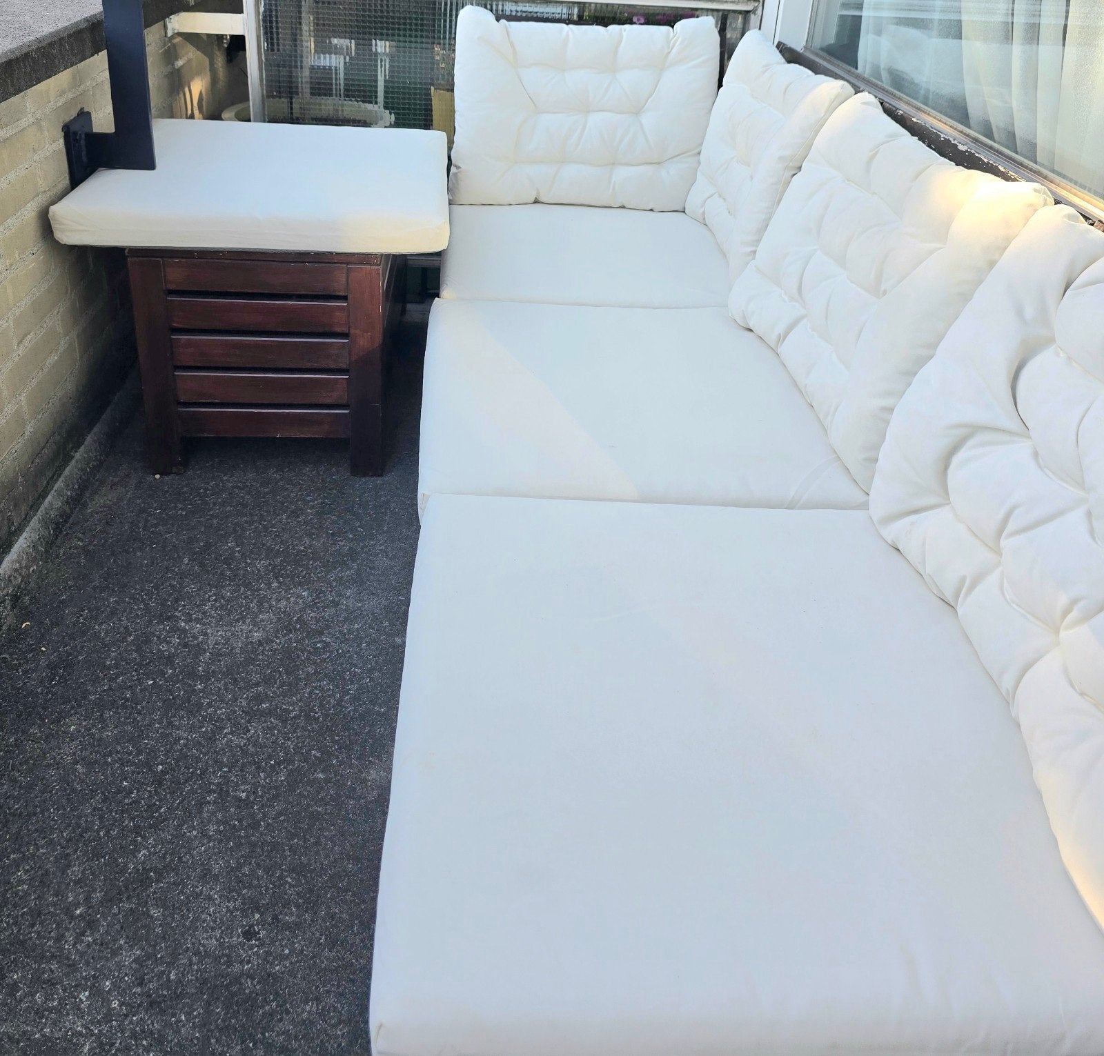 LOUNGESET IKEA NÄMMARÖ ÄPPLARÖ tuinbank relax meubel zonneb, Tuin en Terras, Tuinsets en Loungesets, Ophalen, 4 zitplaatsen, Gebruikt
