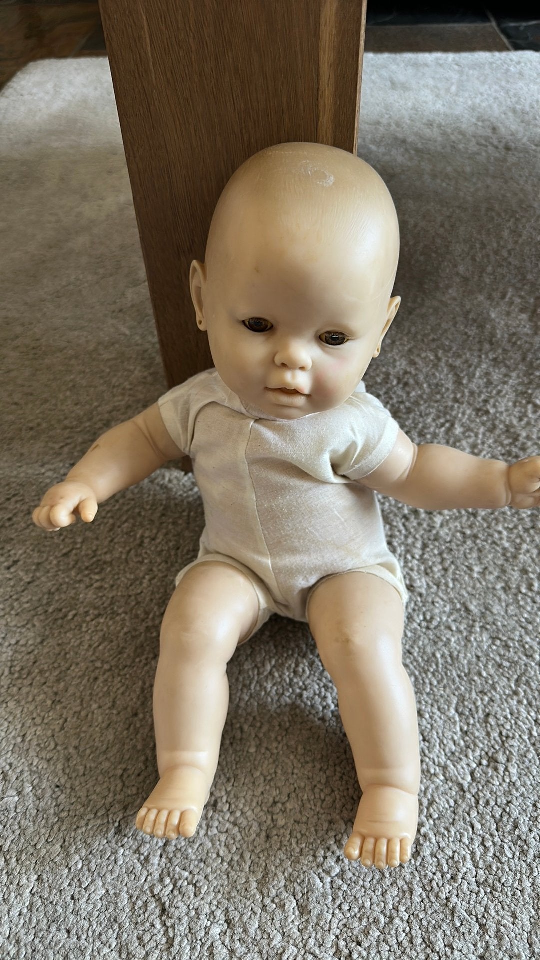 Oude pop, Verzamelen, Poppen, Ophalen of Verzenden, Gebruikt, Babypop