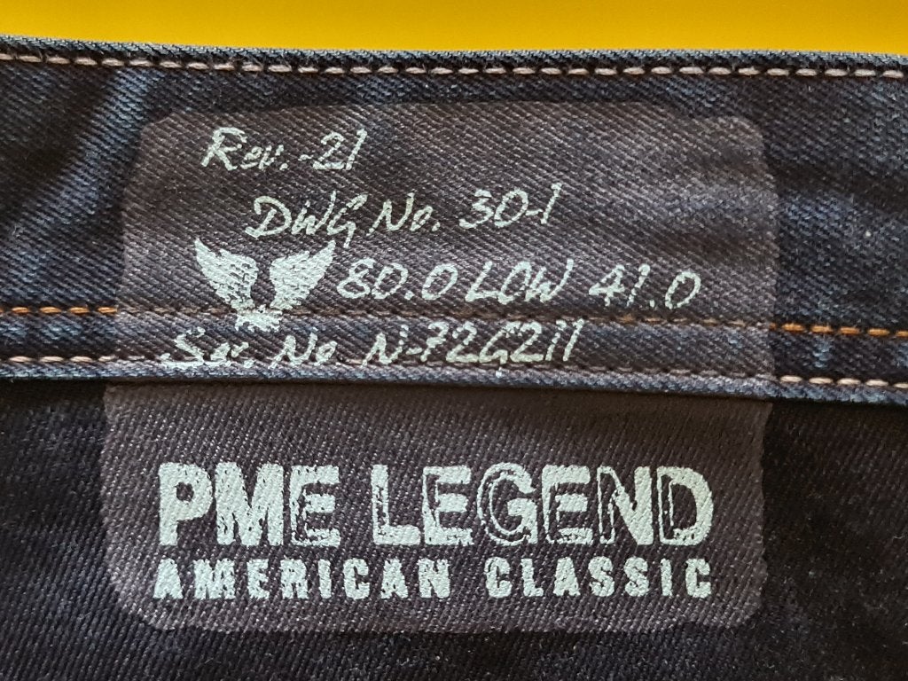 PMEL LEGEND Spijker broek met blauwe kleur maat 31/36, Nieuw, PMEL LEGEND, Maat 46 (S) of kleiner, Verzenden
