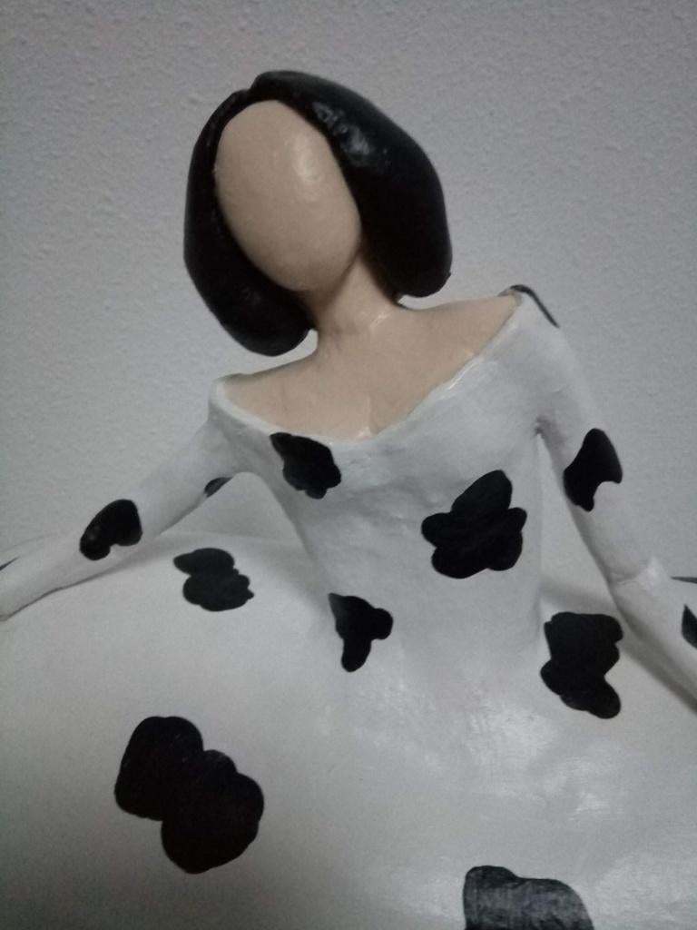 SIERLIJKE DAME, beeld, keramiek, Ophalen, Nieuw, Fantasy