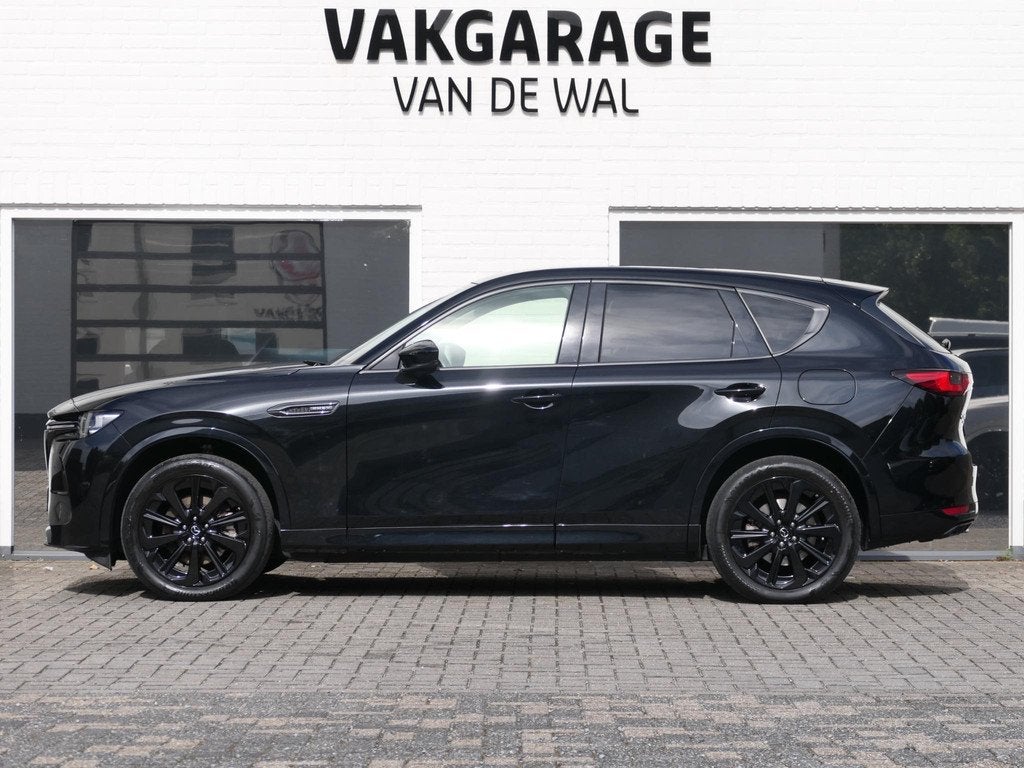 Mazda CX-60 2.5 e-SkyActiv PHEV Homura | Panoramadak | Trekh, Auto's, Mazda, Automaat, Gebruikt, Zwart, Bedrijf