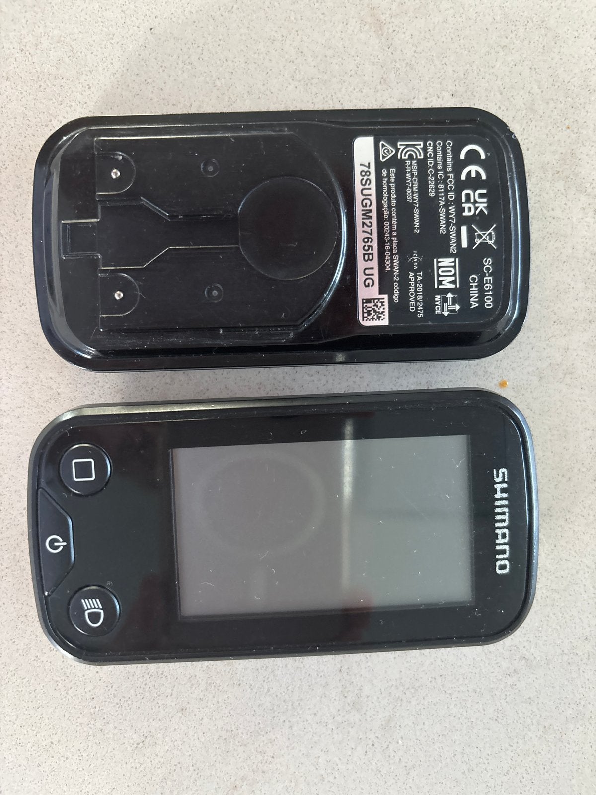 Shimano SC-E6100 Fietscomputer Display E-Bike, Fietsen en Brommers, Fietsaccessoires | Fietscomputers, Ophalen of Verzenden, Zo goed als nieuw