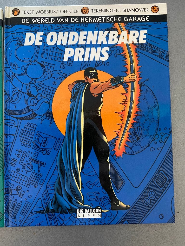 Moebius - De Wereld van de Hermetische Garage - 2 delen, Ophalen of Verzenden, Zo goed als nieuw, Moebius, Meerdere stripboeken