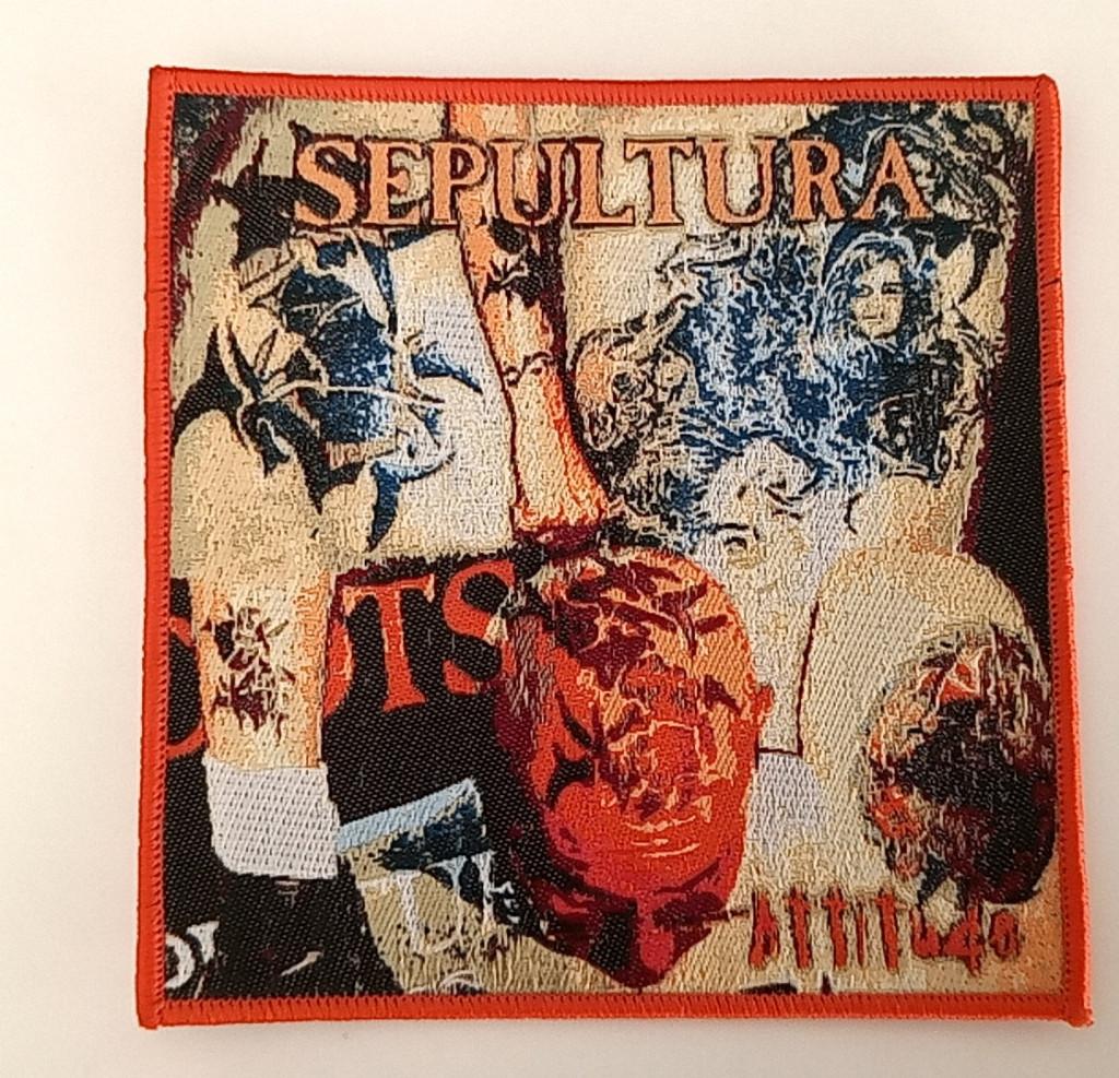 Sepultura attitude patch 92 limited edition patch soulfly, Verzenden, Nieuw, Kleding
