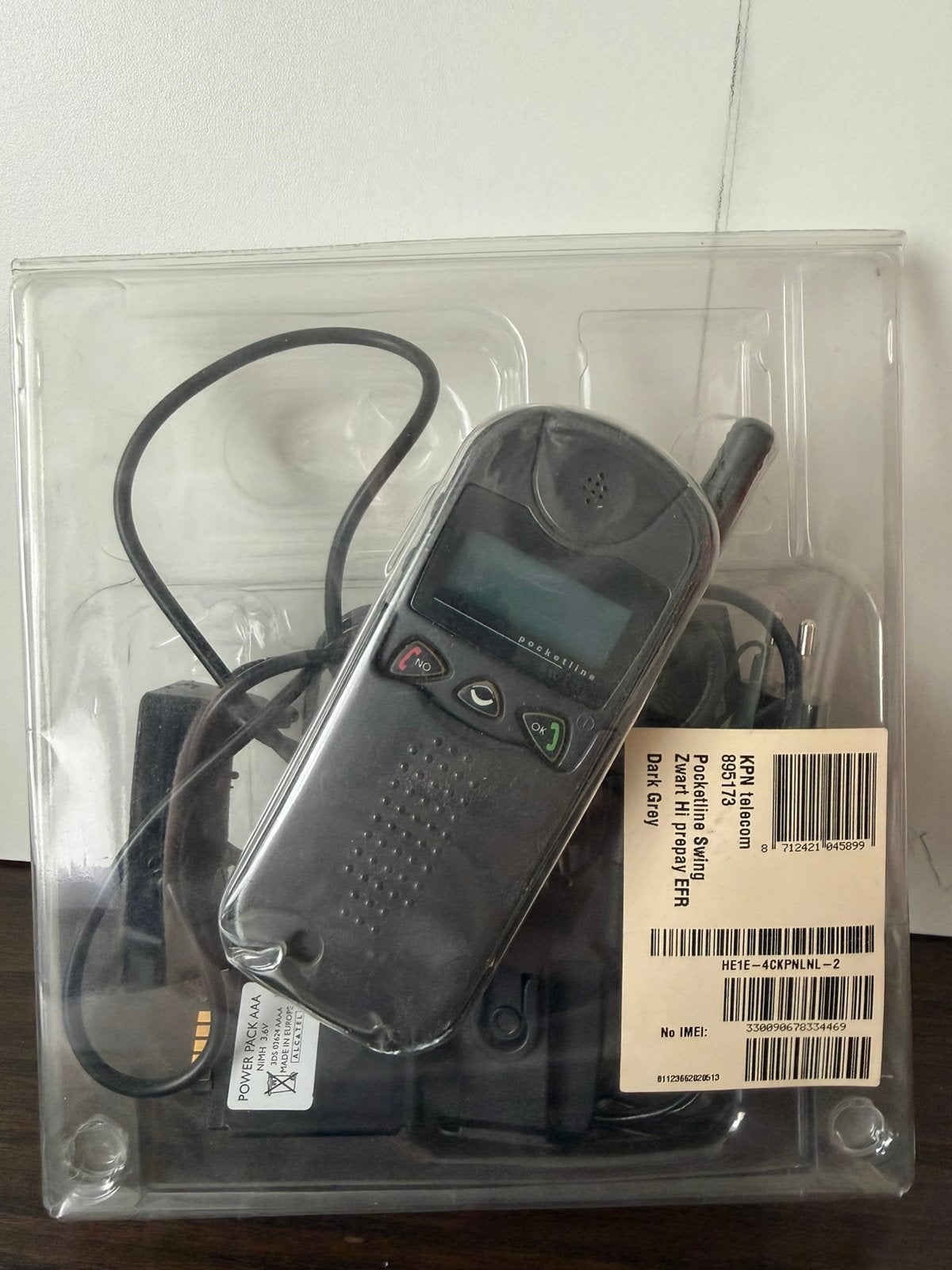 KPN Pocketline Swing GSM – compleet in originele verpakking, Telecommunicatie, Mobiele telefoons | Overige merken, Gebruikt, Geen camera