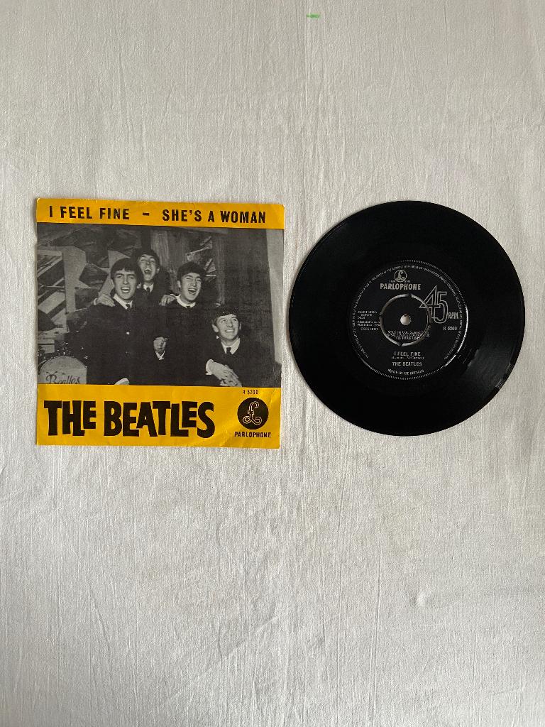 the Beatles - I feel fine, Cd's en Dvd's, Vinyl Singles, Ophalen of Verzenden, Gebruikt, Pop