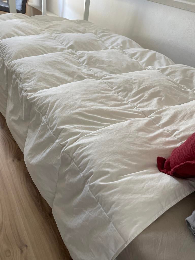 IKEA FJÄLLARNIKA Dekbed - Zo goed als nieuw, Eenpersoons, Wit, Ophalen of Verzenden, Deken of Dekbed