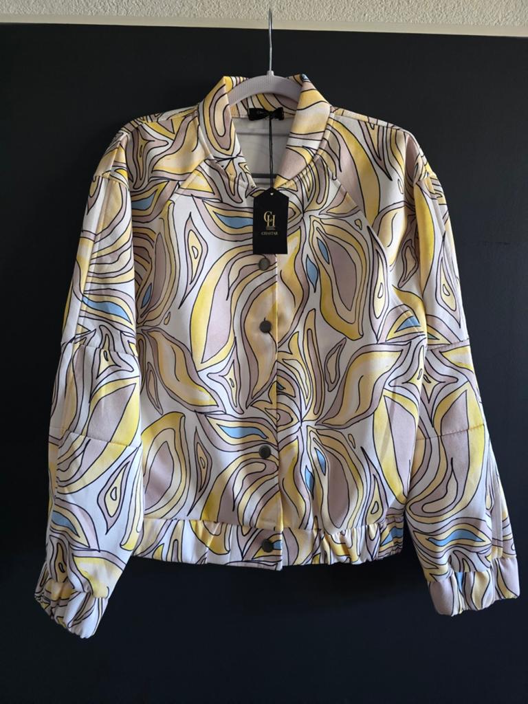 Nieuw jasje chastar l xl geel, Kleding | Dames, Jasjes, Kostuums en Pakken, Ophalen of Verzenden, Nieuw, Maat 46/48 (XL) of groter