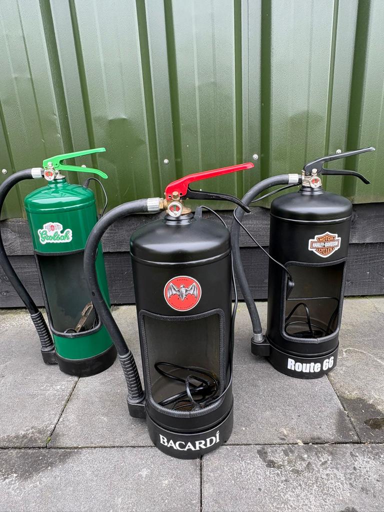 Brandblusser lampen, Huis en Inrichting, Lampen | Overige, Ophalen, Gebruikt