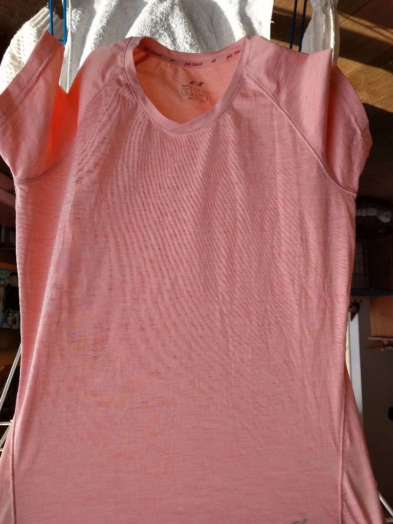 Pro Touch sportshirt oranje/roze maat 38 (M), Oranje, Ophalen of Verzenden, Zo goed als nieuw, Pro Touch
