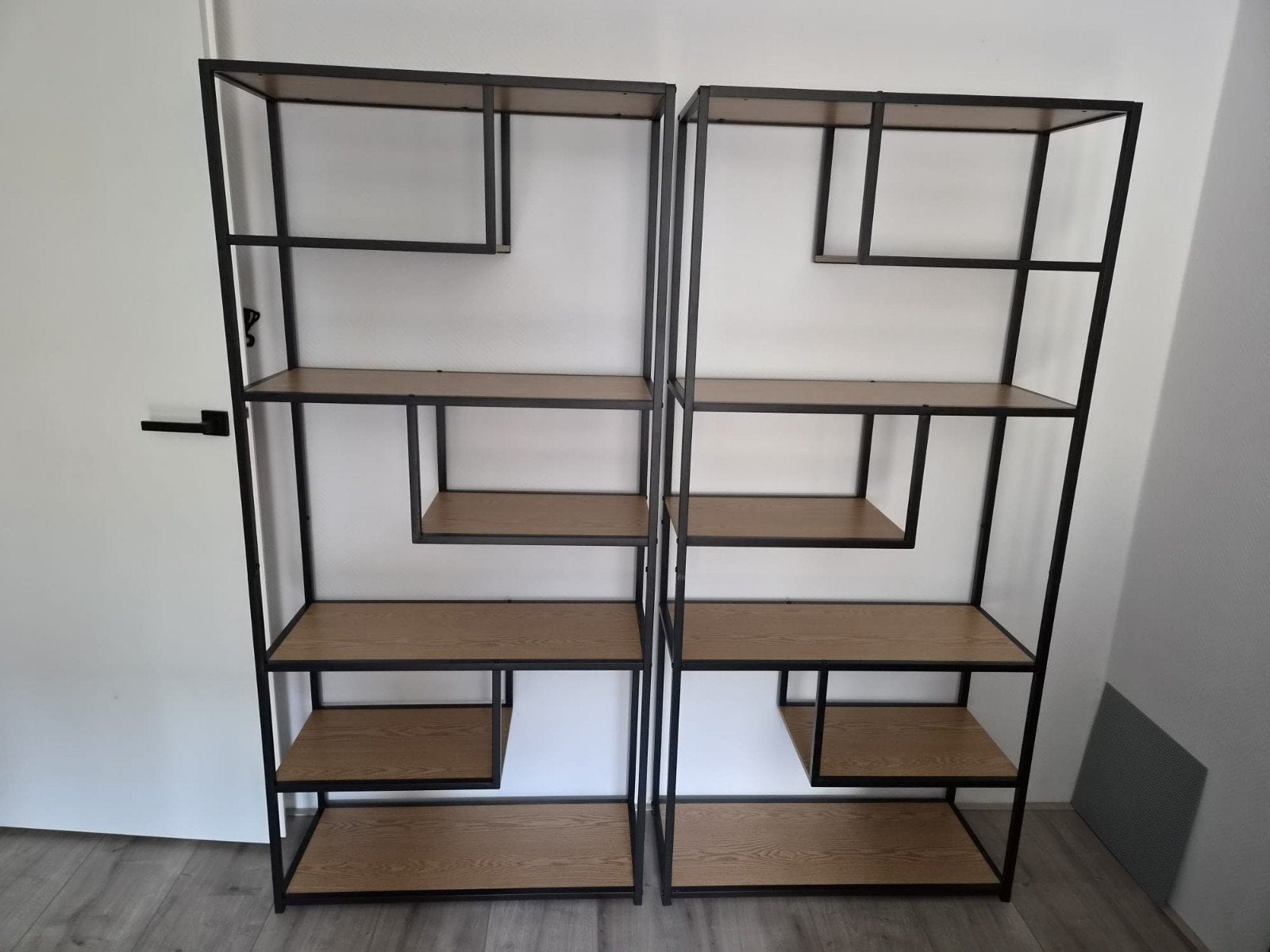 Moderne industriële kasten met open vakken, Met plank(en), 200 cm of meer, Industrieel, Modern, 50 tot 100 cm