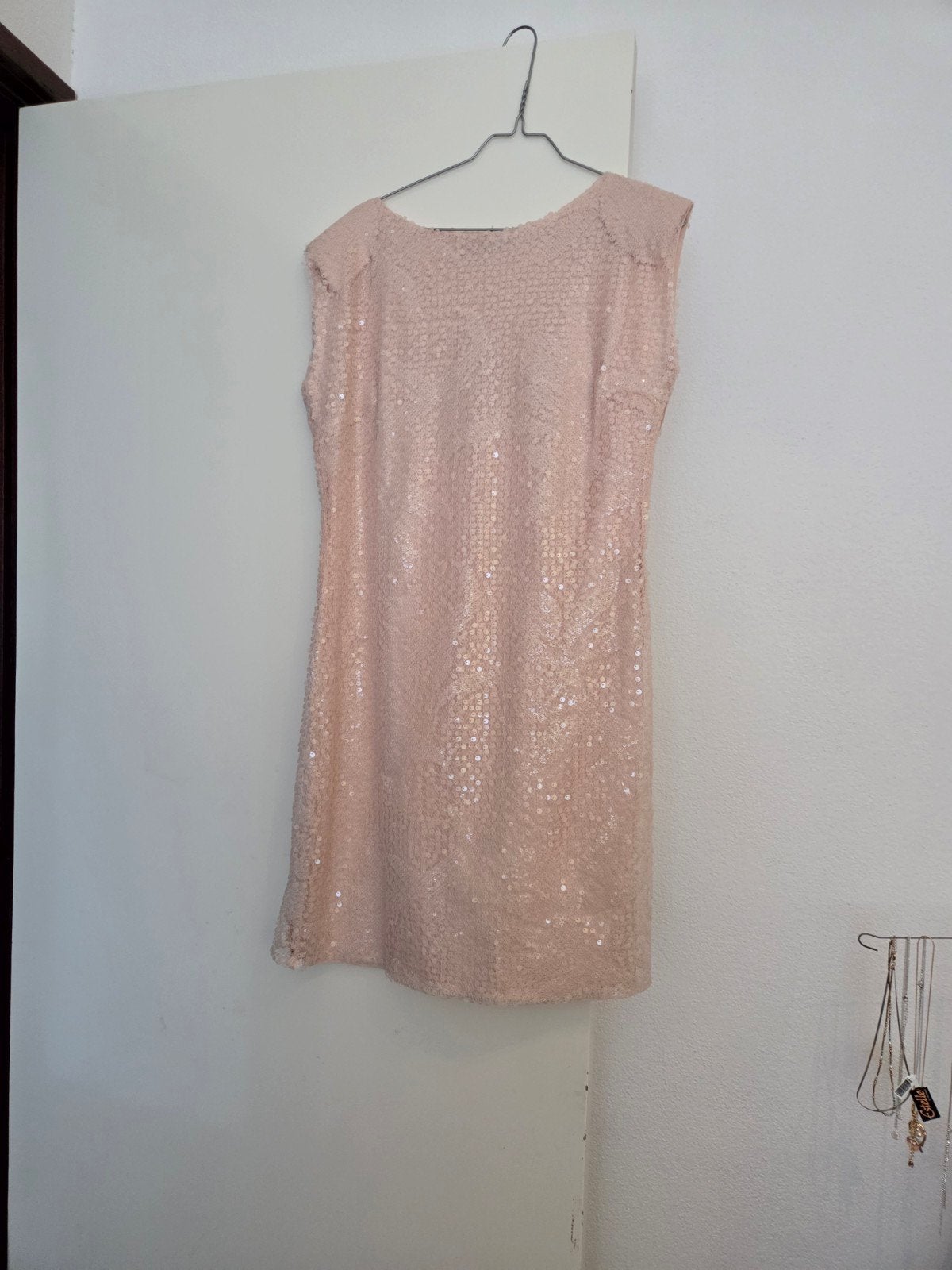 glitter jurk, Kleding | Dames, Jurken, Ophalen, Zo goed als nieuw, Zwart, Boven de knie