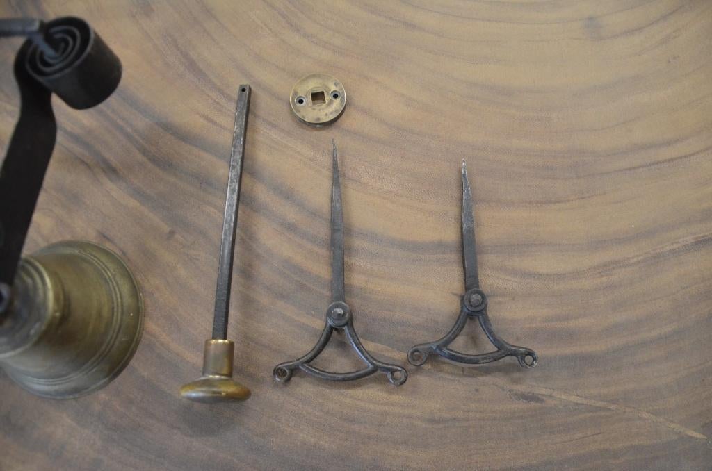 Antieke Messing Trekbel set 85 euro, Antiek en Kunst, Antiek | Koper en Brons, Koper, Ophalen of Verzenden